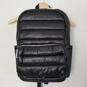 NEW Lululemon Everywhere Backpack Black Wunder Puff 22L Laptop School Gym Bag lululemon athletica | Bags | New Lululemon Everywhere  main image 4